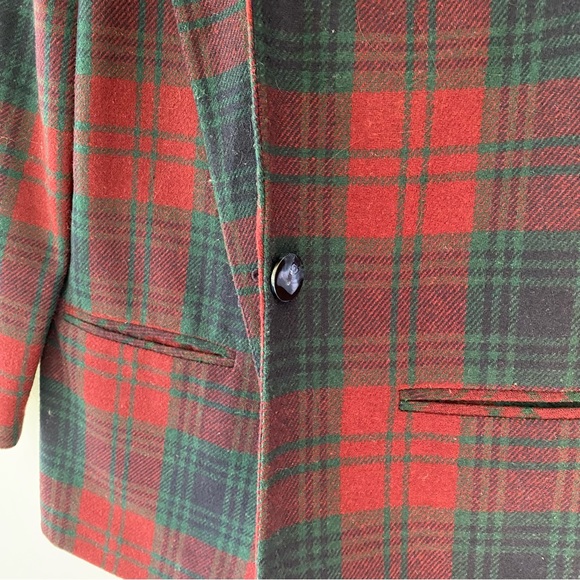 Vintage Plaid Blazer - Picture 3 of 5